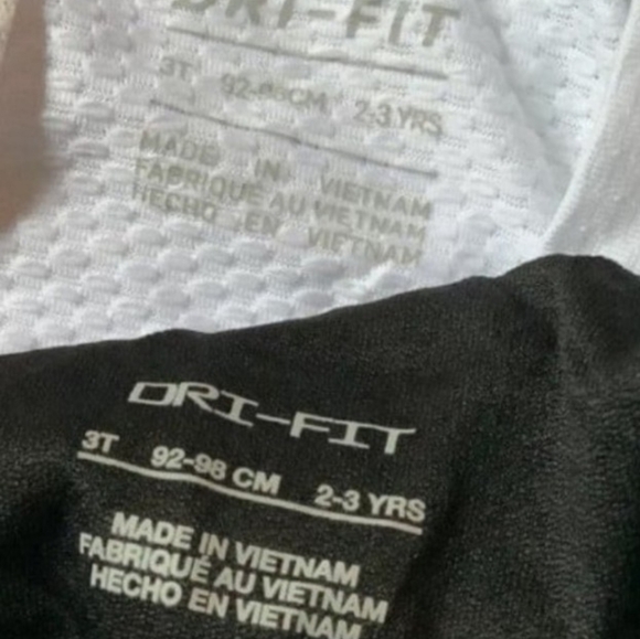 Nike Kids' White and Pink Short Sleeve Tee - Picture 4 of 5